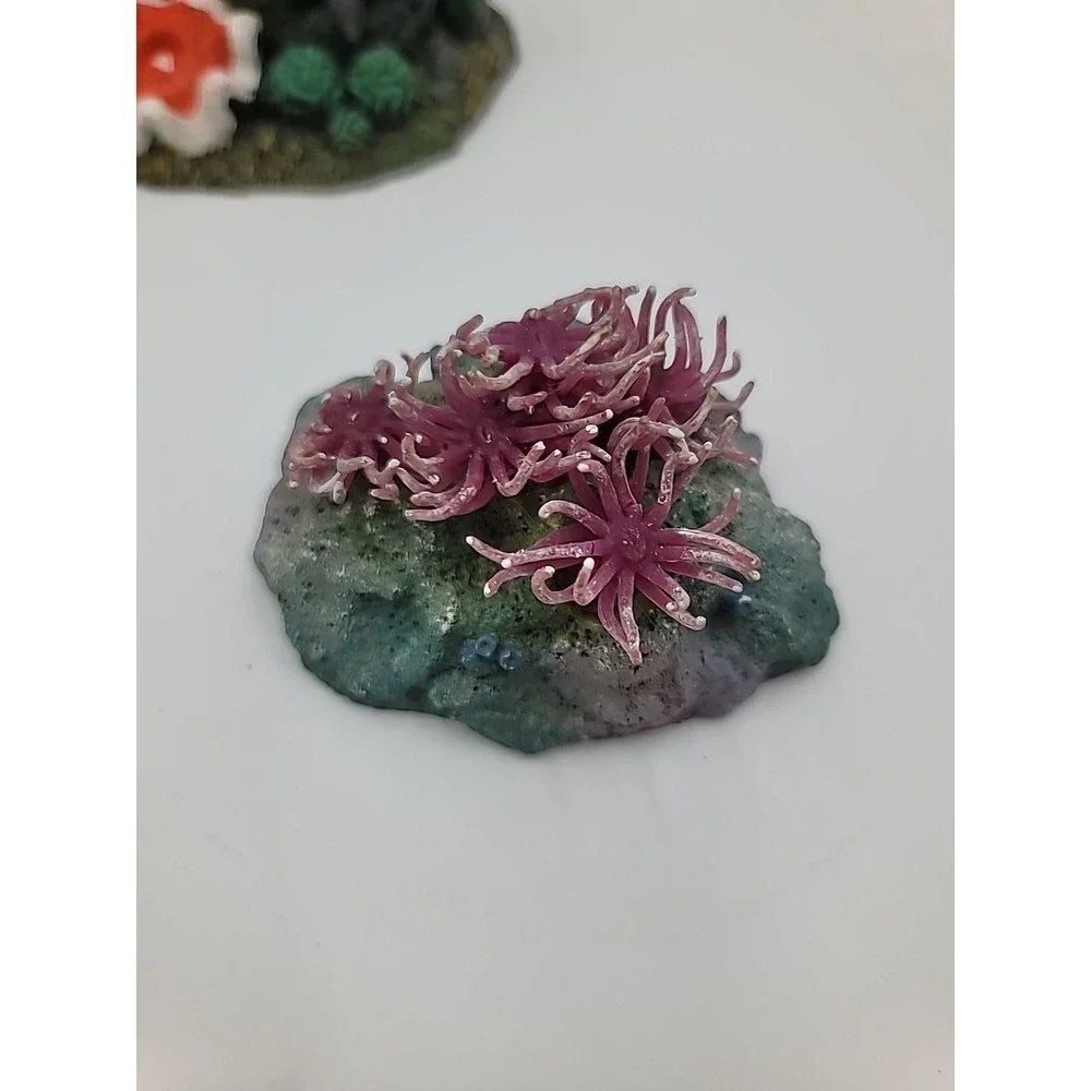 5pc Fake Coral Aquarium Decoration Lot‎ Anemone Cave Colorful READ